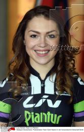 07.01.2015, Berlin, Lucy Garner (Team Liv-Plantur) Radsport Deutsch.