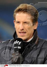 26.01.2014, Hamburg, Moderator <b>Michael Leopold</b> (Sky) Fussball Bundes. - t_38535-28012014114404